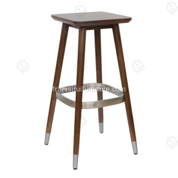 Tabouret de bar en bois de cendre importé